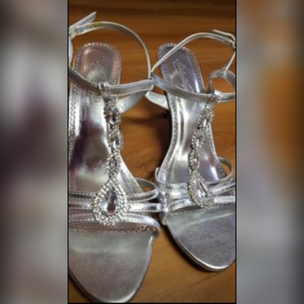 Michael Angelo Silver Party Heels
